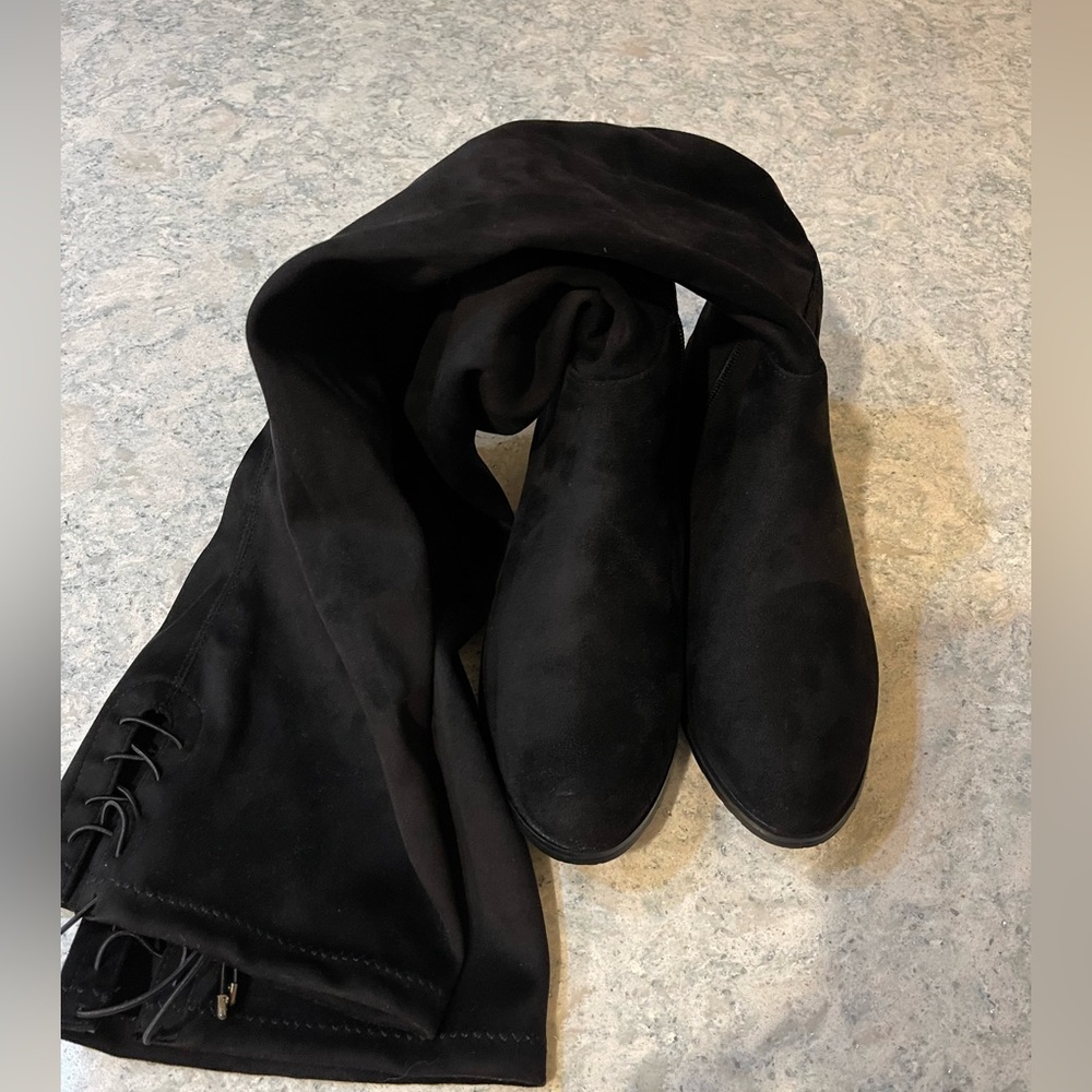 Chinese Laundry, Richie / black suede over the knee boots! Never worn.